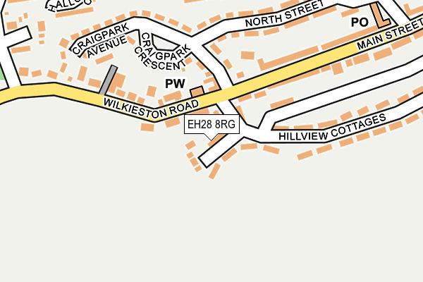 EH28 8RG map - OS OpenMap – Local (Ordnance Survey)