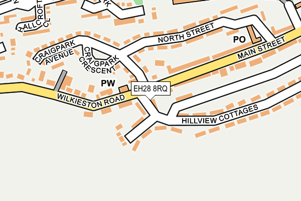 EH28 8RQ map - OS OpenMap – Local (Ordnance Survey)