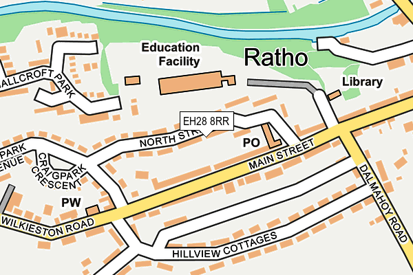 EH28 8RR map - OS OpenMap – Local (Ordnance Survey)