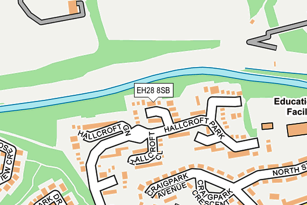 EH28 8SB map - OS OpenMap – Local (Ordnance Survey)