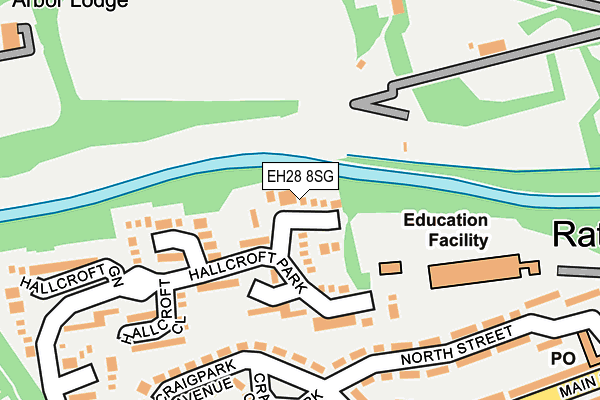 EH28 8SG map - OS OpenMap – Local (Ordnance Survey)