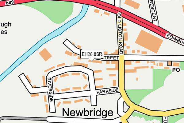 EH28 8SR map - OS OpenMap – Local (Ordnance Survey)