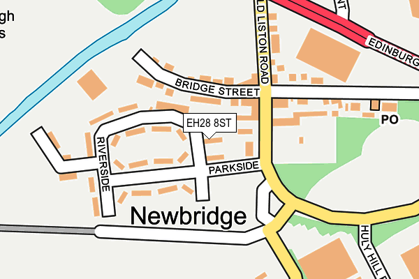 EH28 8ST map - OS OpenMap – Local (Ordnance Survey)