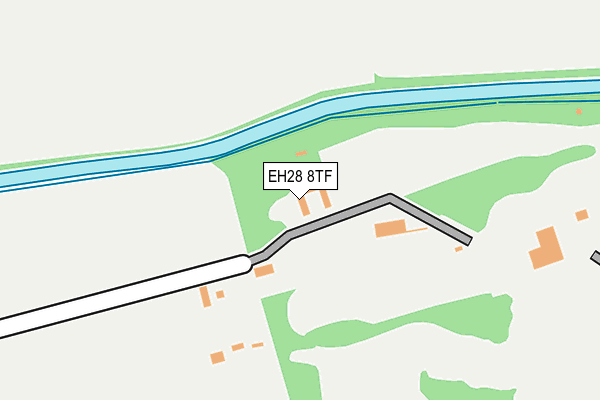 EH28 8TF map - OS OpenMap – Local (Ordnance Survey)