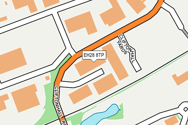 EH28 8TP map - OS OpenMap – Local (Ordnance Survey)