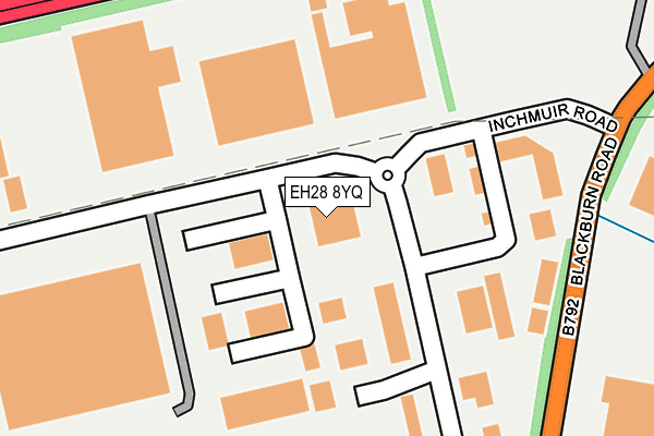 EH28 8YQ map - OS OpenMap – Local (Ordnance Survey)