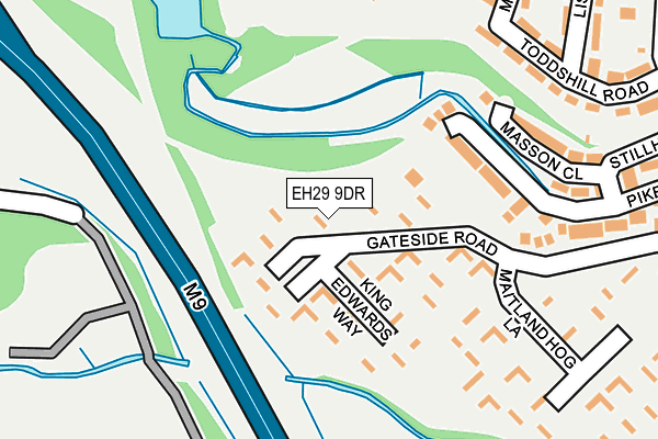 EH29 9DR map - OS OpenMap – Local (Ordnance Survey)