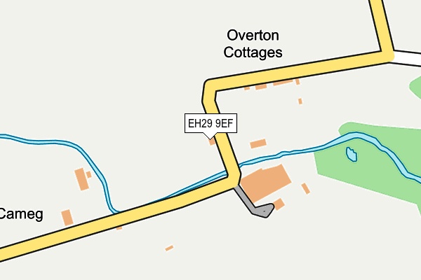 EH29 9EF map - OS OpenMap – Local (Ordnance Survey)