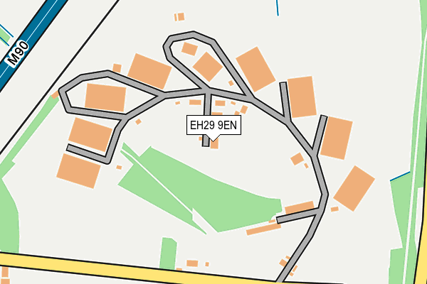 EH29 9EN map - OS OpenMap – Local (Ordnance Survey)