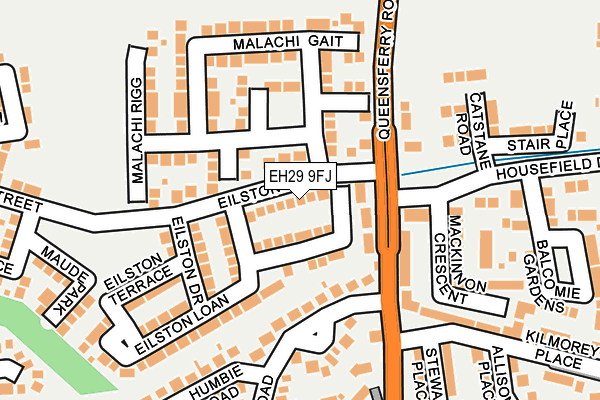 EH29 9FJ map - OS OpenMap – Local (Ordnance Survey)