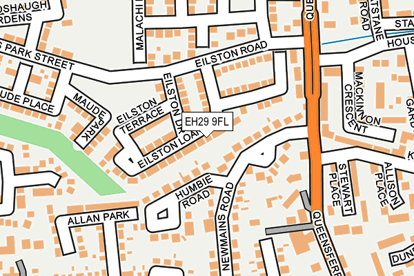 EH29 9FL map - OS OpenMap – Local (Ordnance Survey)