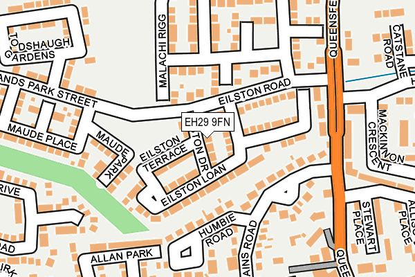 EH29 9FN map - OS OpenMap – Local (Ordnance Survey)