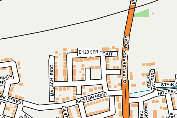 EH29 9FR map - OS OpenMap – Local (Ordnance Survey)