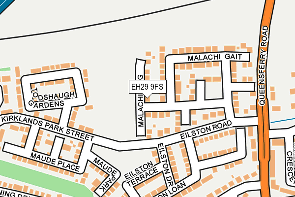 EH29 9FS map - OS OpenMap – Local (Ordnance Survey)