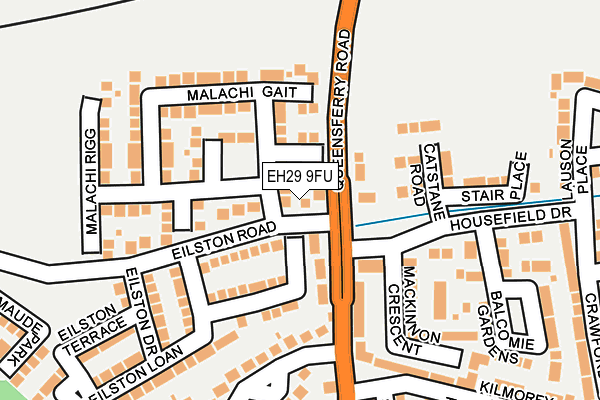 EH29 9FU map - OS OpenMap – Local (Ordnance Survey)