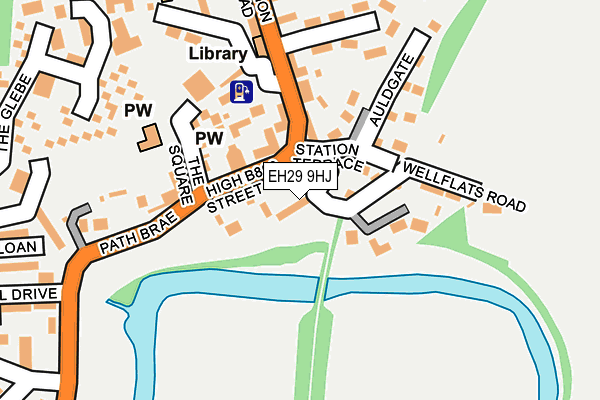 EH29 9HJ map - OS OpenMap – Local (Ordnance Survey)