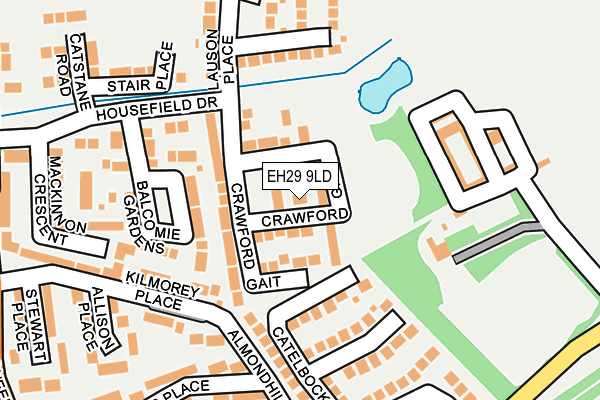 EH29 9LD map - OS OpenMap – Local (Ordnance Survey)