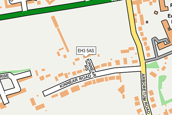 EH3 5AS map - OS OpenMap – Local (Ordnance Survey)