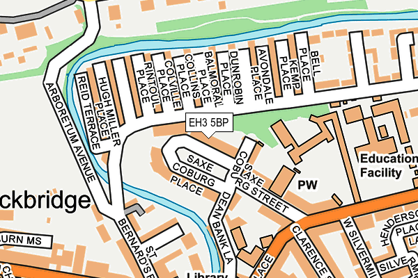 EH3 5BP map - OS OpenMap – Local (Ordnance Survey)