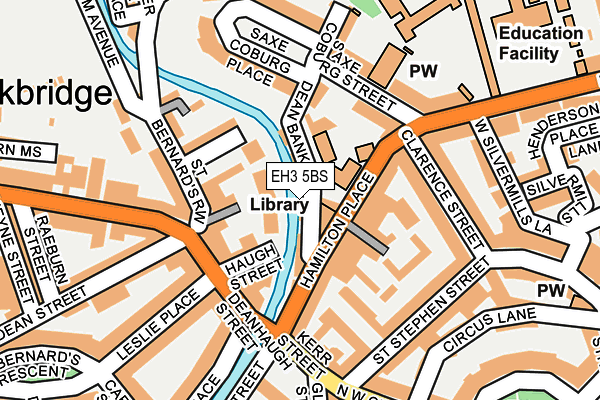 EH3 5BS map - OS OpenMap – Local (Ordnance Survey)