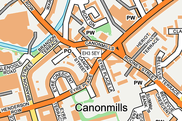 EH3 5EY map - OS OpenMap – Local (Ordnance Survey)