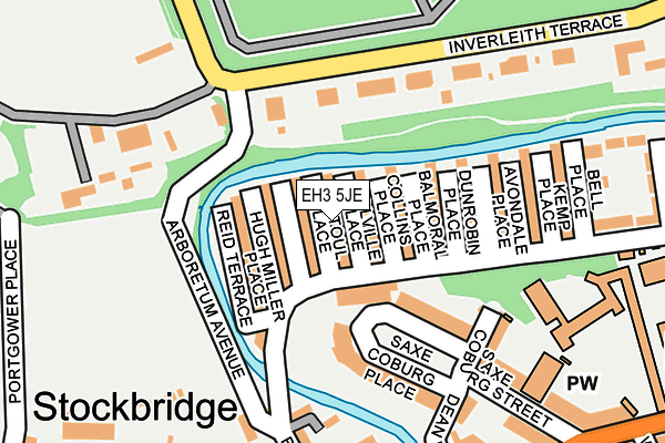 EH3 5JE map - OS OpenMap – Local (Ordnance Survey)