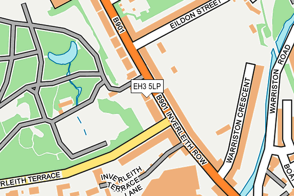 EH3 5LP map - OS OpenMap – Local (Ordnance Survey)