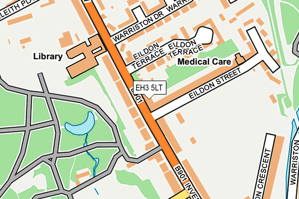 EH3 5LT map - OS OpenMap – Local (Ordnance Survey)