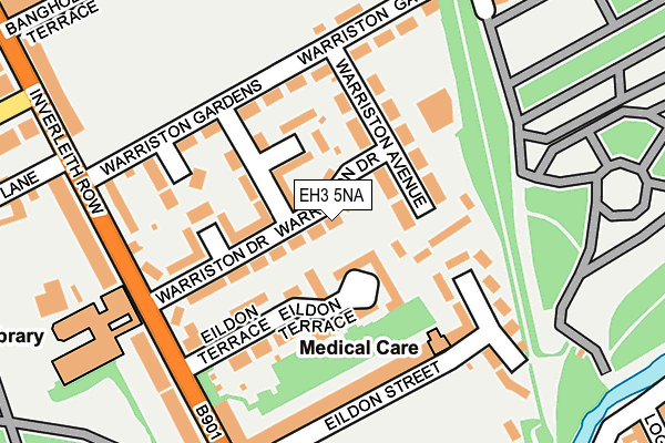 EH3 5NA map - OS OpenMap – Local (Ordnance Survey)