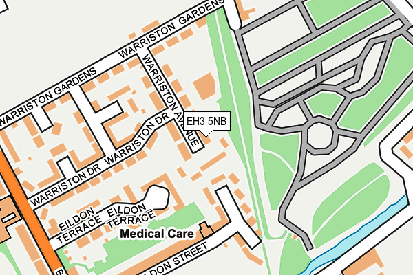 EH3 5NB map - OS OpenMap – Local (Ordnance Survey)