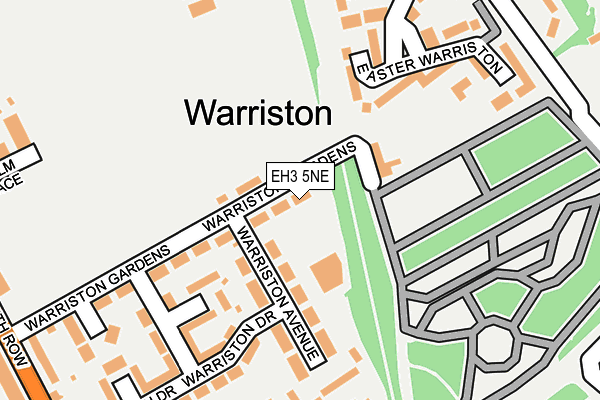 EH3 5NE map - OS OpenMap – Local (Ordnance Survey)