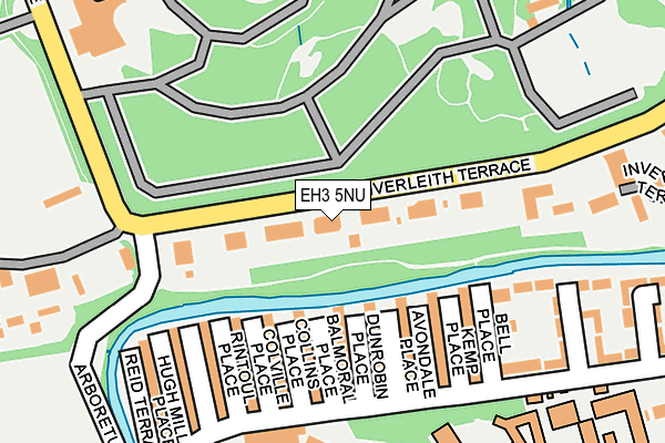EH3 5NU map - OS OpenMap – Local (Ordnance Survey)