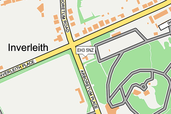 EH3 5NZ map - OS OpenMap – Local (Ordnance Survey)