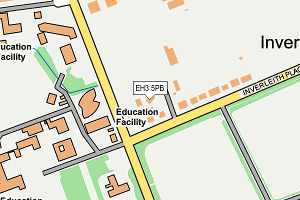EH3 5PB map - OS OpenMap – Local (Ordnance Survey)