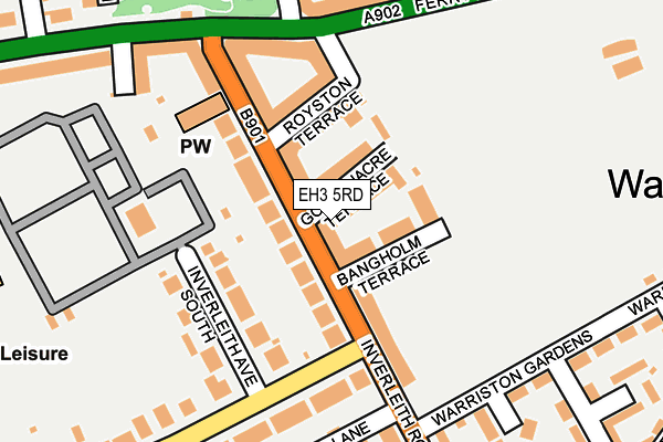 EH3 5RD map - OS OpenMap – Local (Ordnance Survey)