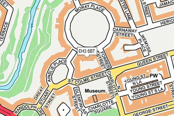 EH3 6BT map - OS OpenMap – Local (Ordnance Survey)