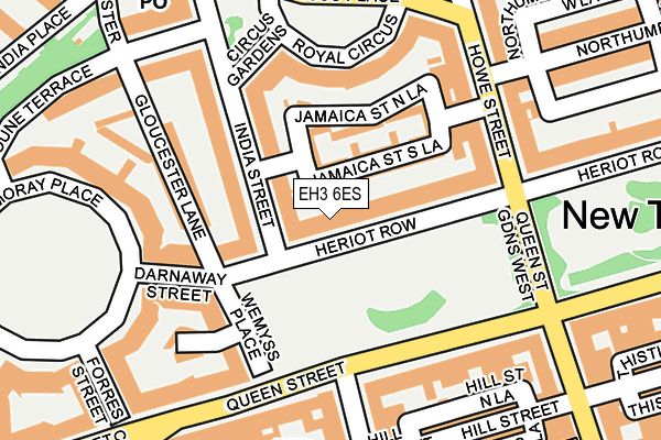 EH3 6ES map - OS OpenMap – Local (Ordnance Survey)