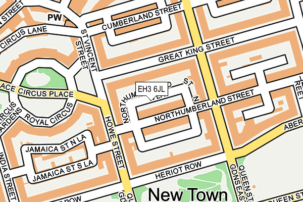 EH3 6JL map - OS OpenMap – Local (Ordnance Survey)