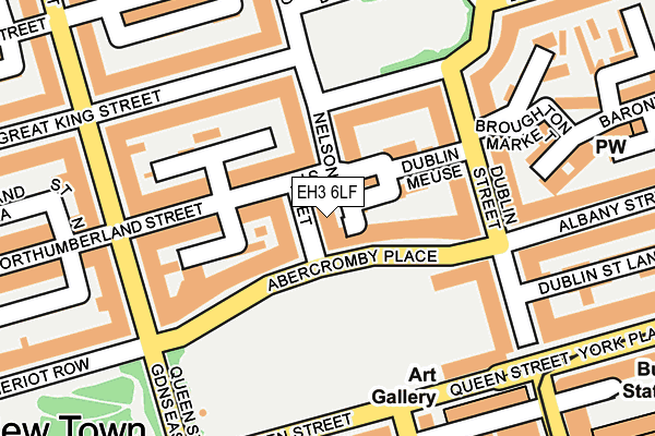 EH3 6LF map - OS OpenMap – Local (Ordnance Survey)