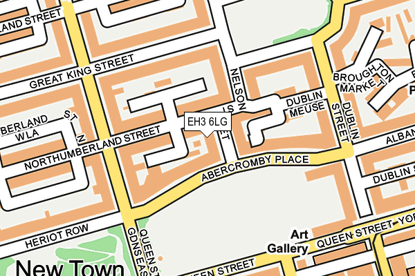 EH3 6LG map - OS OpenMap – Local (Ordnance Survey)