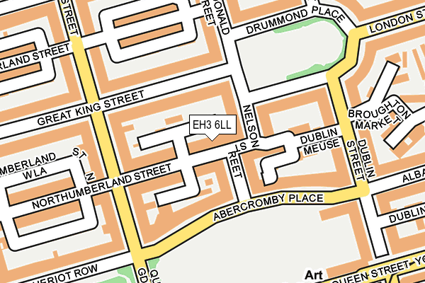 EH3 6LL map - OS OpenMap – Local (Ordnance Survey)