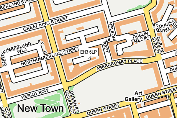 EH3 6LP map - OS OpenMap – Local (Ordnance Survey)