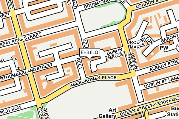 EH3 6LQ map - OS OpenMap – Local (Ordnance Survey)