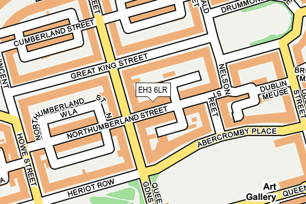 EH3 6LR map - OS OpenMap – Local (Ordnance Survey)