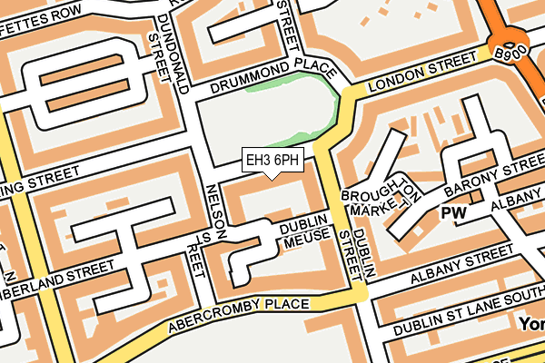 EH3 6PH map - OS OpenMap – Local (Ordnance Survey)