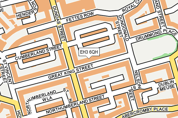 EH3 6QH map - OS OpenMap – Local (Ordnance Survey)