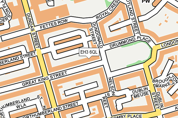 EH3 6QL map - OS OpenMap – Local (Ordnance Survey)