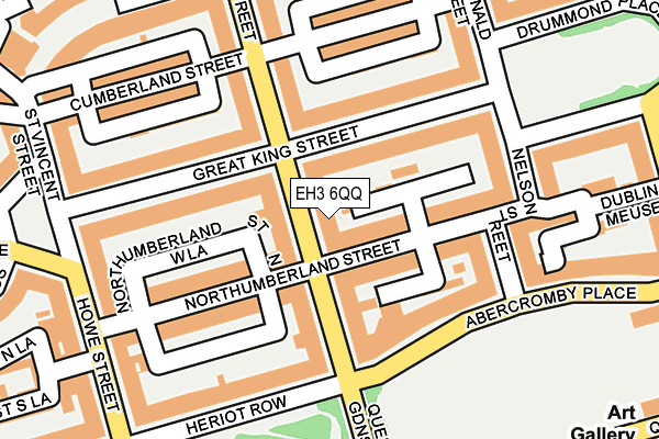 EH3 6QQ map - OS OpenMap – Local (Ordnance Survey)