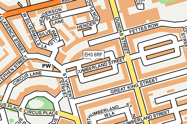 EH3 6RF map - OS OpenMap – Local (Ordnance Survey)