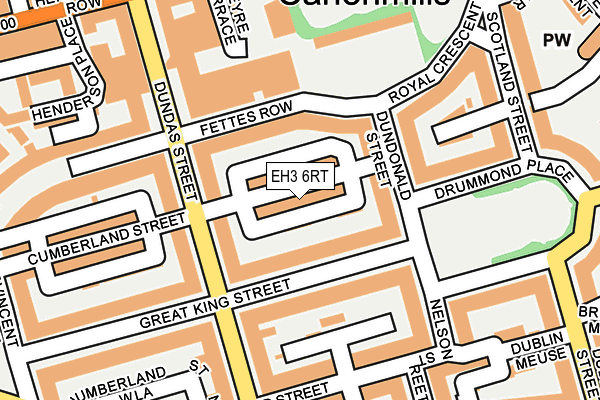 Map of WELLINGTON'S REPOSE LTD at local scale